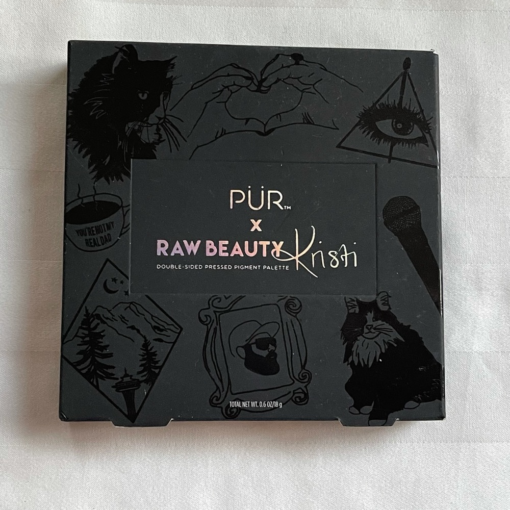 PUR x RawBeautyKristi Pressed Pigment Palette BNIB